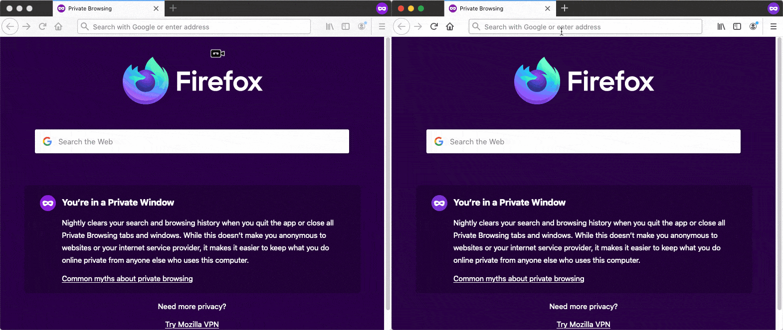 Ukázkové načtení webu bez implementace SmartBlock a s ní (Zdroj: Mozilla.org) Ukázkové načtení webu bez implementace SmartBlock a s ní (Zdroj: Mozilla.org)