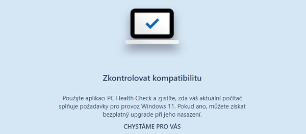Oficiální nástroj PC Health Check je momentálně nedostupný (Zdroj: Microsoft.com) Oficiální nástroj PC Health Check je momentálně nedostupný (Zdroj: Microsoft.com)