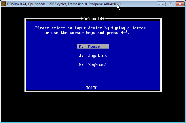 Výběr ovládání Výběr ovládání