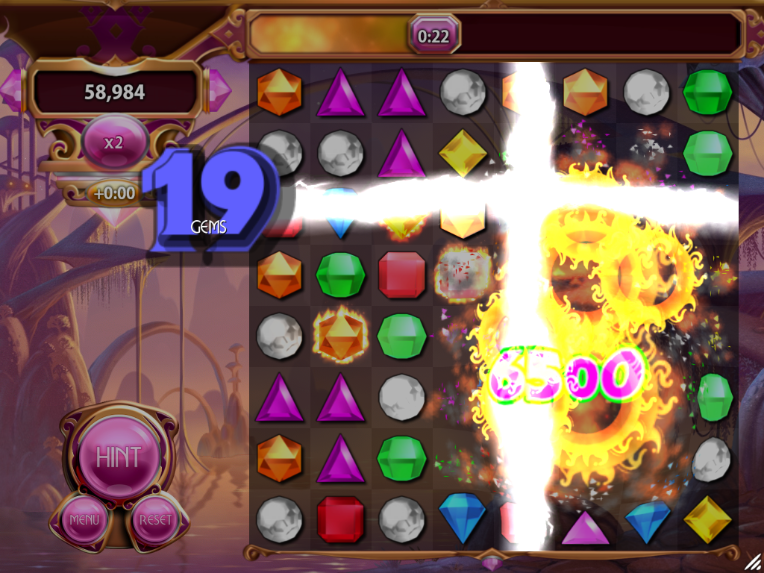 Gejzíry blesků a výbuchy flame gemů Gejzíry blesků a výbuchy flame gemů