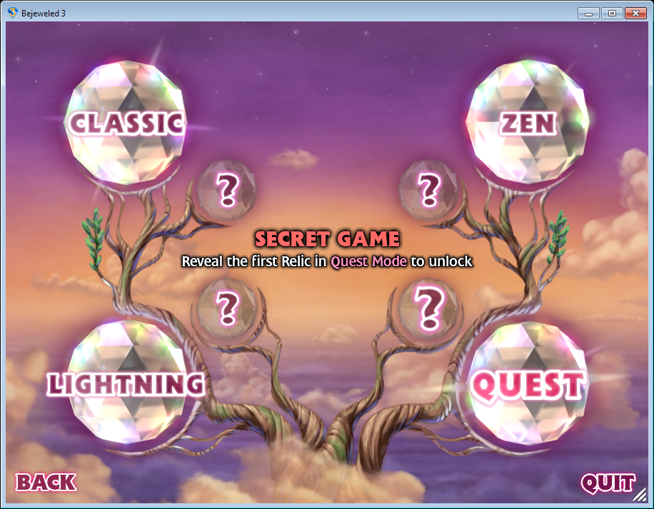 Vítejte v Bejeweled Vítejte v Bejeweled