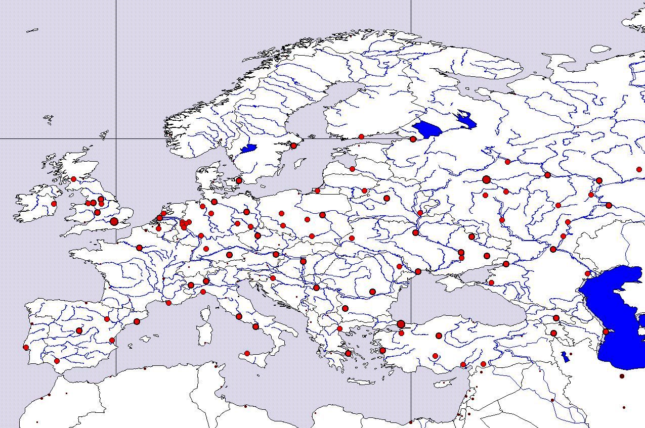 kyslík morfium Opravdu jezera evropy mapa Proniknout dezinfekční ...