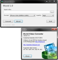 Muvid Video Converter - aplikace pro vzájemnou konverzi video souborů
