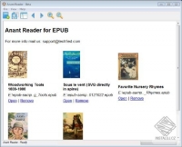 Anant Reader - zobrazení formátů EPUB a HTML