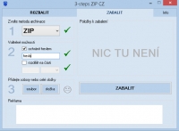 3 - steps ZIP CZ - základní práce s archivy