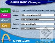 A-PDF INFO Changer