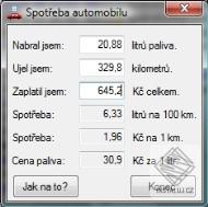 Spotřeba Automobilu