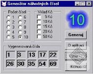 Generátor šťast10