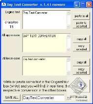 Day Text Converter