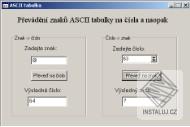 Ascii tabulka