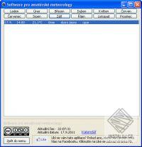 Software pro amatérské meteorology