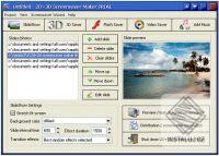 2D+3D Screensaver Maker