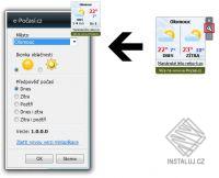 Miniaplikace e-Počasí.cz