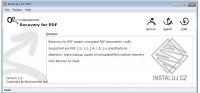 Recovery for PDF