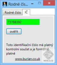 Rodné číslo a IČ