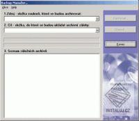 Backup Manažer