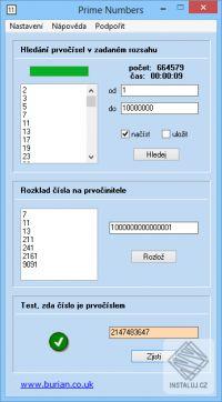 Prime Numbers - Instalace