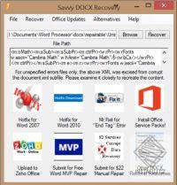 Savvy DOCX Recovery
