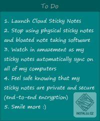 Cloud Sticky Notes