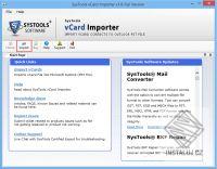 SysTools vCard Importer