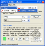 Numbers and colors converter