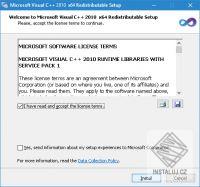 Součásti Visual C++ pro Visual Studio 2010