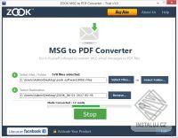 ZOOK MSG to PDF Converter