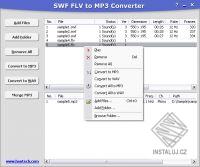 SWF FLV to MP3 Converter