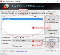 Any PDF to DWG Converter