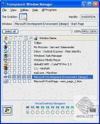 Transparent Window Manager