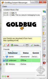 GoldBug Instant Messenger – obrázek 3 z 3