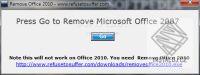 Remove Office 2007