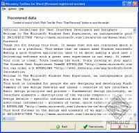 Recovery Toolbox for Word