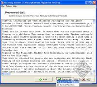 Recovery Toolbox for Word