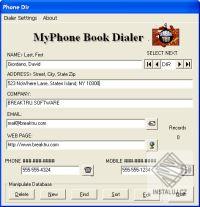 MyPhone Book Dialer
