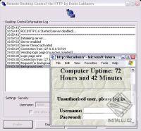 Remote Desktop Control via HTTP