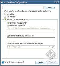 Comodo Memory Firewall – obrázek 2 z 3