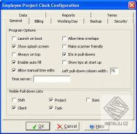 Employee Project Clock