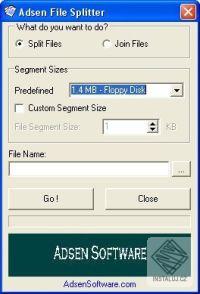 Adsen File Splitter