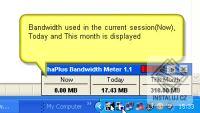 ShaPlus Bandwidth Meter