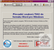 Převaděč souboru z T602 do Wordu