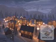 Winter Town 3D Screensaver