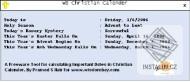 WB CHRISTIAN CALENDER