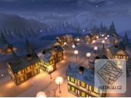 3D Winter Night screensaver