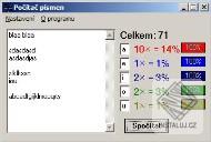 Počítač písmen