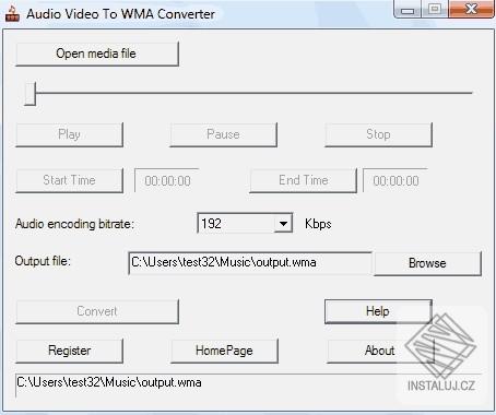 Audio Video To WMA Converter