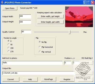 JPG/JPEG Photo Converter