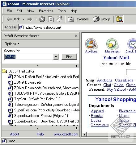 DzSoft Favorites Search