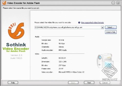 Sothink Video Encoder for Adobe Flash