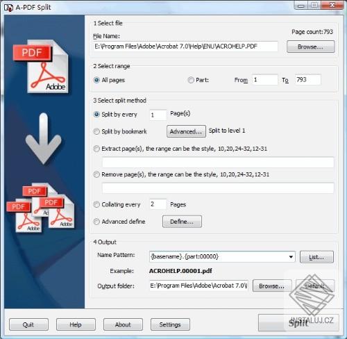 A-PDF Split